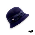 blauwe hoed