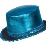 blauwe hoed