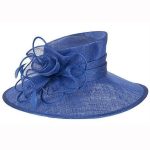 blauwe hoed