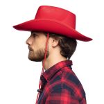 rode cowboyhoed