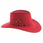 rode cowboyhoed