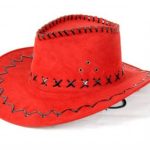 rode cowboyhoed