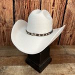 witte cowboy hoed