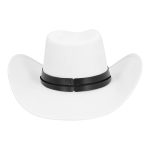 witte cowboy hoed