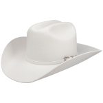 witte cowboy hoed