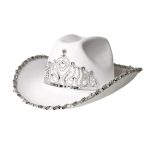 witte cowboy hoed