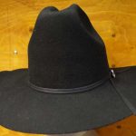 zwarte cowboyhoed