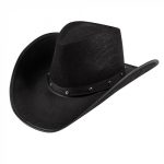 zwarte cowboyhoed