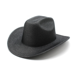 zwarte cowboyhoed