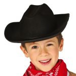 zwarte cowboyhoed